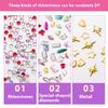 1 Set Dental Tooth Gems Crystal Diamond Heart Round Shaped Ornament Diy Tools Various Shapes Color Teeth Jewelry Denture