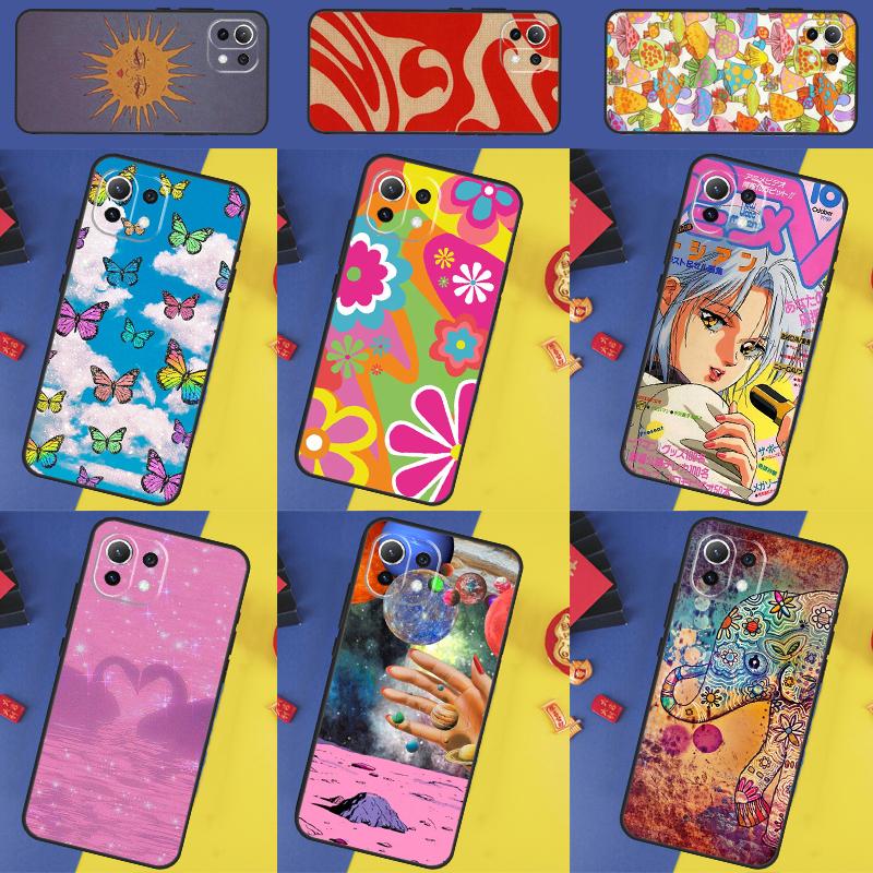 Vintage Aesthetic Case For Xiaomi 14T 11T 12T 13T Pro 13 14 15 Ultra POCO X7 Pro X3 X5 X6 F5 F6 M6 Pro Cover