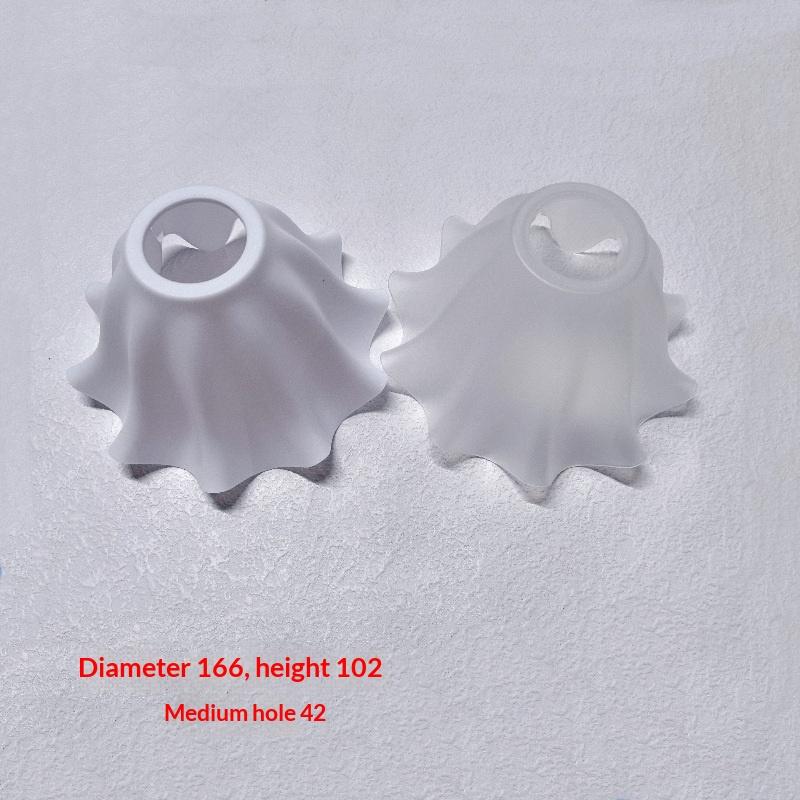 1Pcs Diy Wall Night Restaurant Chandelier Replacement E27 Plastic Flower Lampshade Hanging Lamp Accessories Table Parts