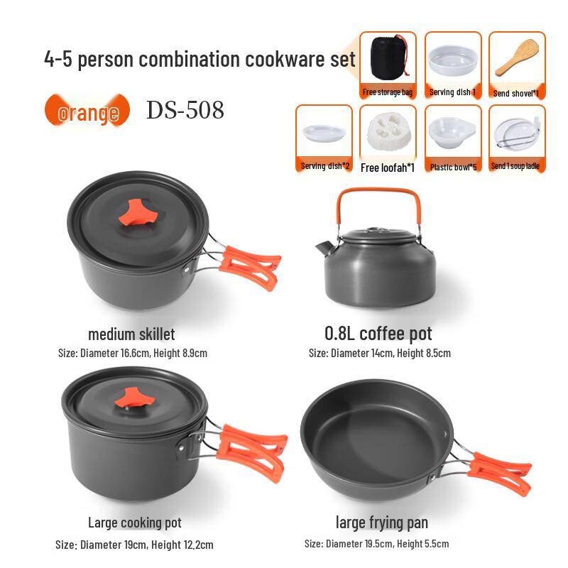 Gongziyu Outdoor Portable Camping Cookware Set