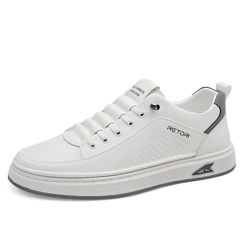 

White Casual Shoes High Quality Lightweight Breathable Flats Men s Sneakers Versatile Comfy Walk Shoes Tennis Masculino 38