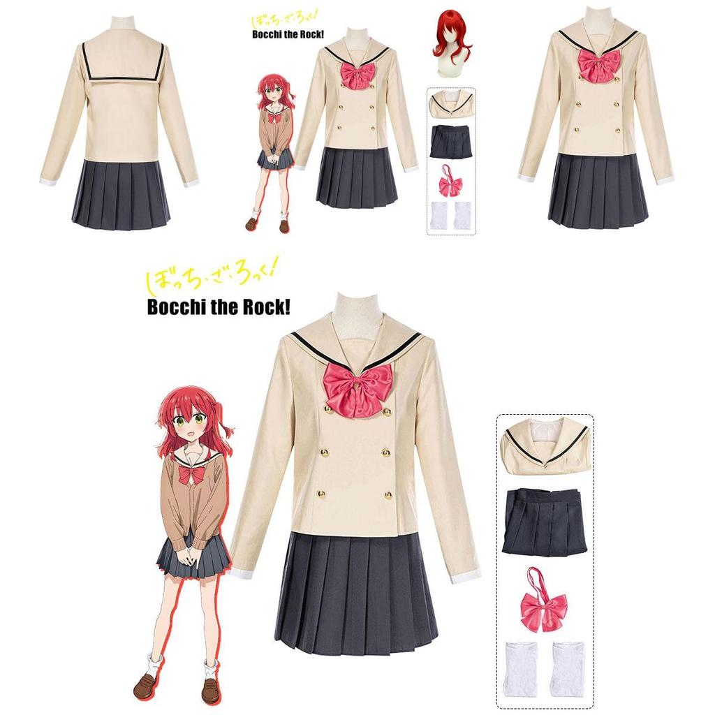 Stunning Bocchi The Rock! Kita Ikuyo Cosplay Costume Outfit