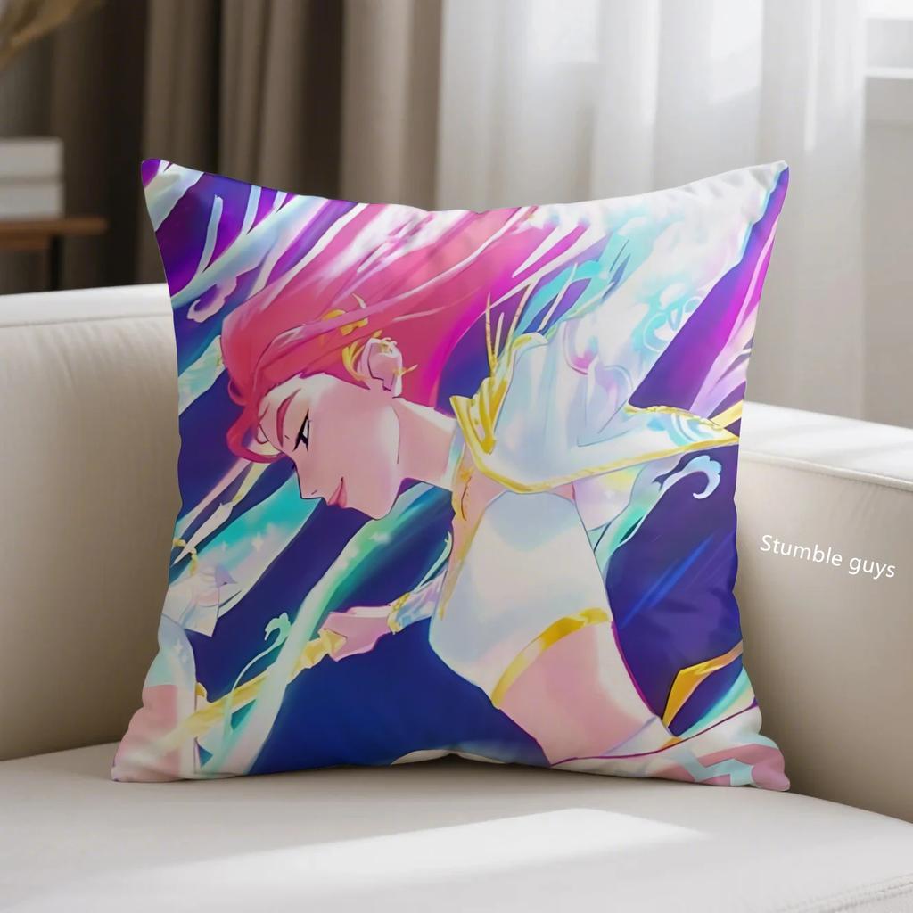 Demon Hunters Kpop Sofa Pillowcase Anime Cushion Cover Bedroom
