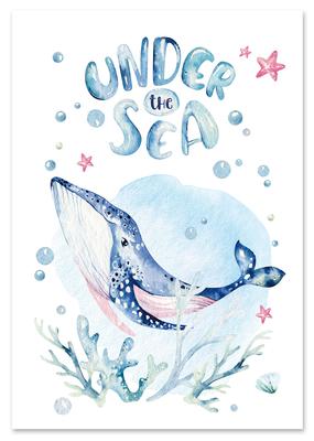 Plakat pokój dziecka wieloryb ocena