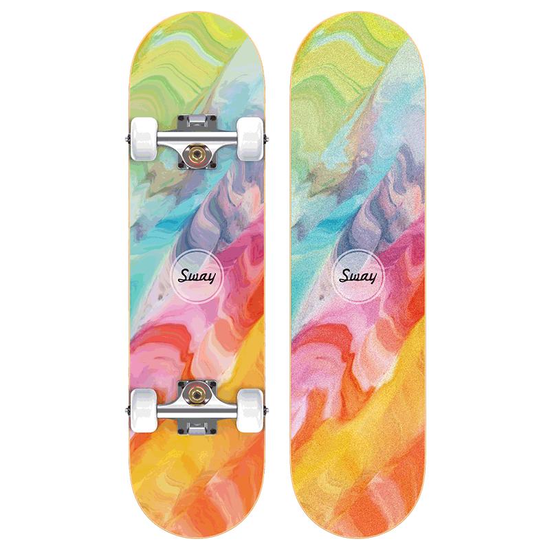 Sway Professional Double-Kick Skateboard