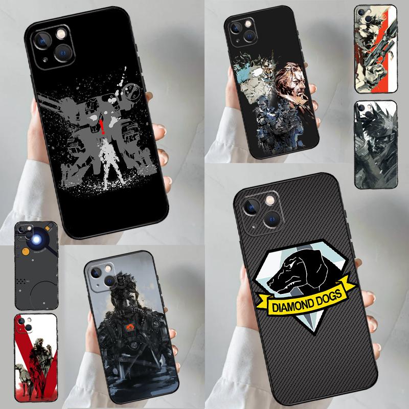 Metal Gear Solid Case For iPhone 11 12 13 14 16 15 Pro Max Plus Mini X XR XS Max 7 8 Back Cover