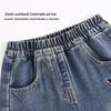 Dickies Girls' Fashion Wide-Leg Denim Jeans