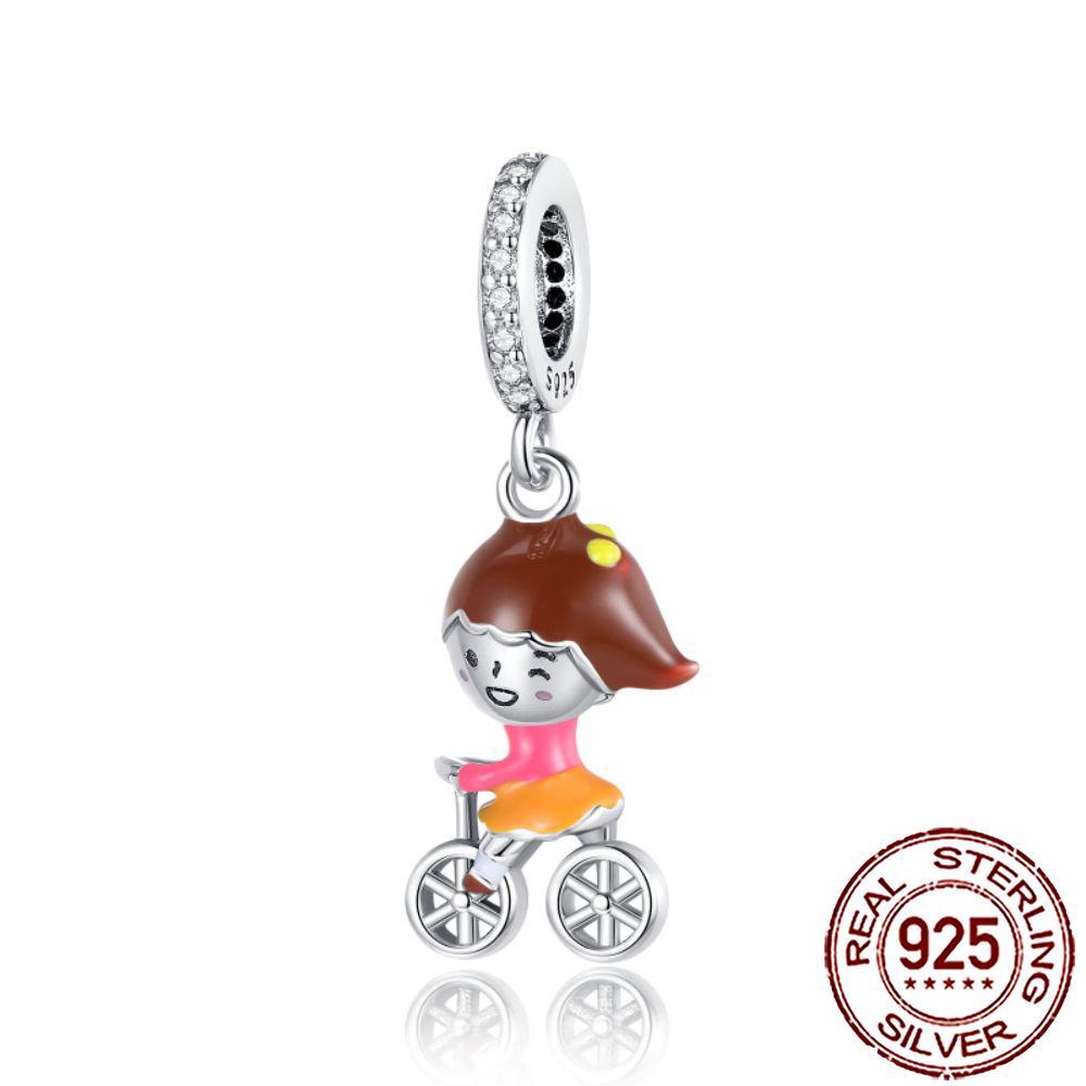 New Charms Copper Sister Daughter Mum Mother Family Love Heart Beads Fit Origina Bracelet Necklace Diy Jewelry