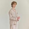 Lunaluz Men S briSh Cotton Long Sleeve Collar Neck pajamaS Set