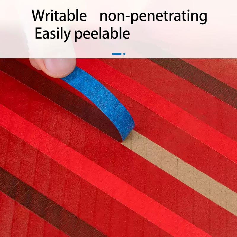 High-Adhesion Washi Tape for Cars Heat-Resistant Orange Stickers for Car Decoration Seam Filling and Car PaintingPinstriping Tape 3