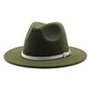 Popular European and American literary and retro woolen top hat men's and women's classic fashion church top hat jazz hat
