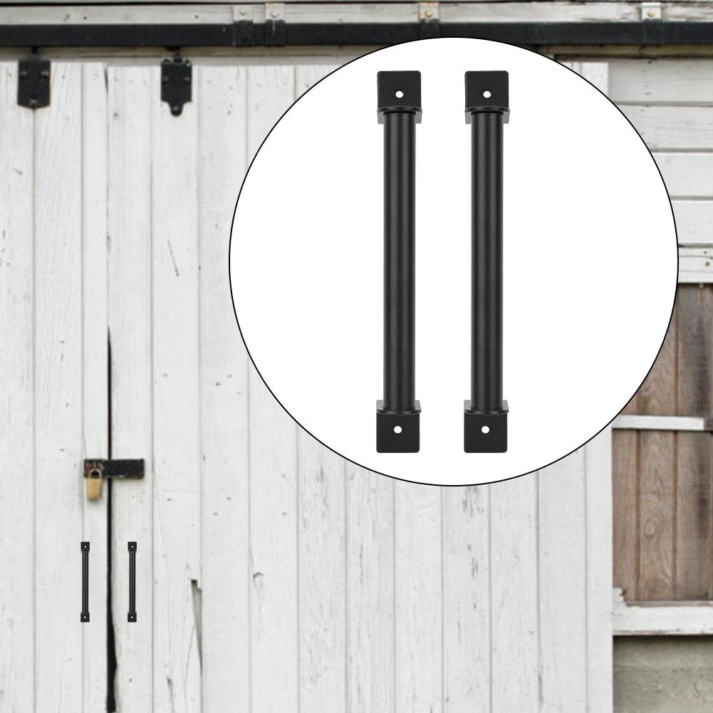 Karbonstål låvedørhåndtak Kraftig trekkhåndtak for skyvedør garderobe