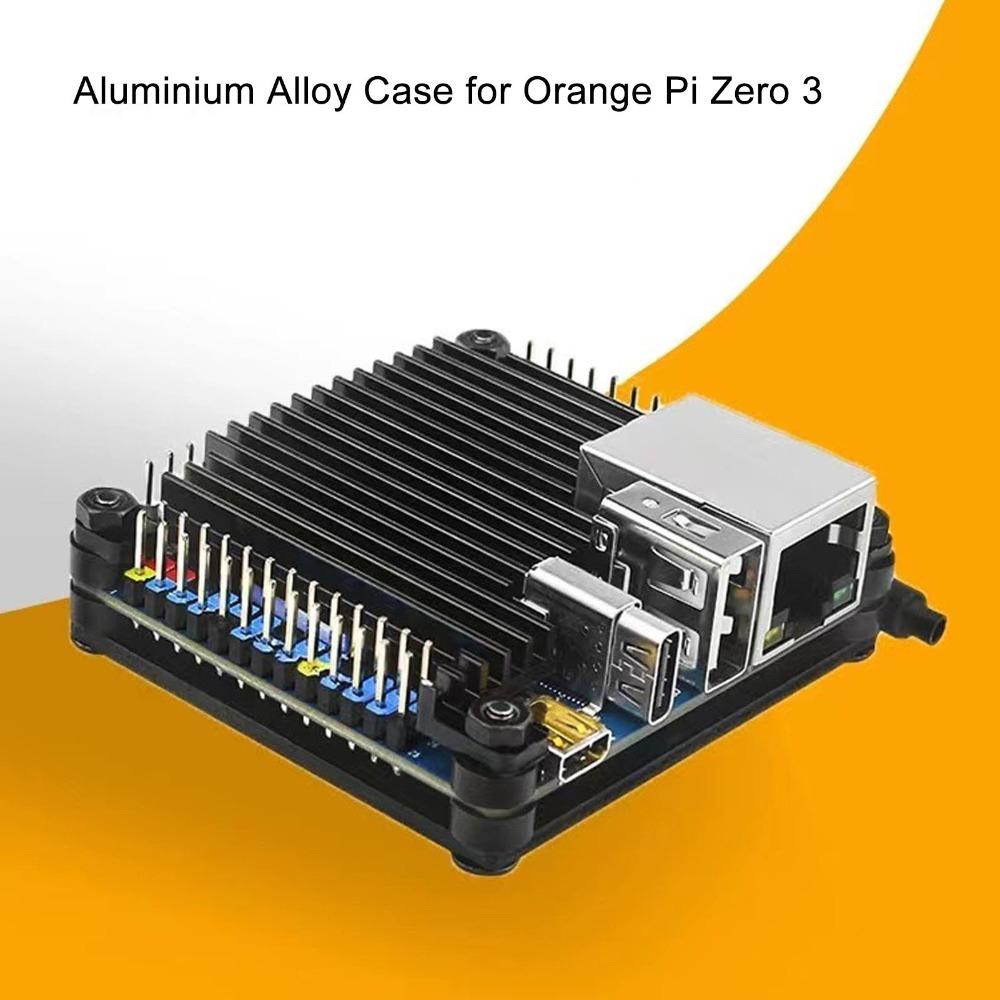 Passive Cooling Aluminium Alloy Case for for Orange Pi Zero 3 Development Board Protection