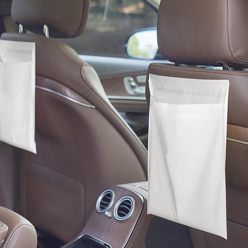 Xiaomi 10/30PCS Easy Stick-On Disposable Car Trash Bag, Leakproof Vomit Bag, Beautiful Kitchen Stora Car Trash Bag Car Accesories