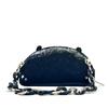 DIOR Bag [Customized cosmetic bag] YXYY Silver Butterfly Star Romanticism Modern Light Luxury French Elegance Black Semicircle Velvet Portable