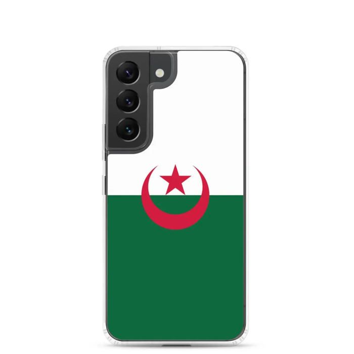 Coque Téléphone - Samsung - Galaxy S22 Plus - Drapeau Algérie - Souple - Flerfarget