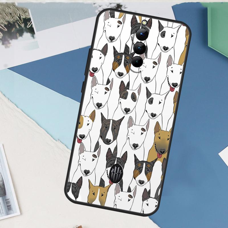 English Bull Terrier Dog Case For ZTE Nubia Red Magic 8S 9S 10S 10 9 8 11 Pro Plus 6 7 6S 7S Pro 5G 6R 10 Air Cover
