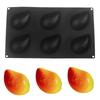 Food-Grade Silicone Mango Mousse Cake Mold Fruit Shaped Baking Cake Molds  Pastry Making