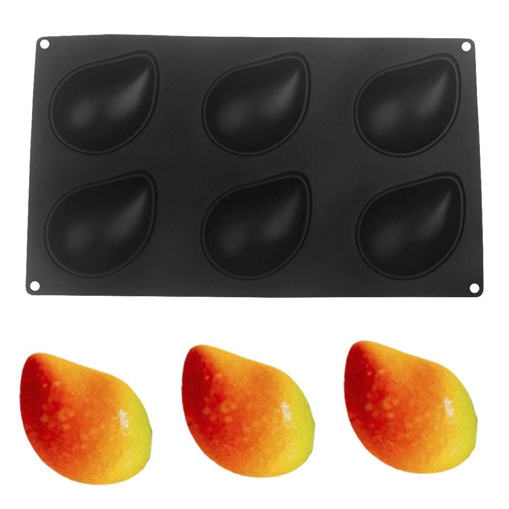 Food-Grade Silicone Mango Mousse Cake Mold Fruit Shaped Baking Cake Molds  Pastry Making