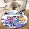Personalized K-KPop Demon Hunters Round Chair Office Rug - Perfect for Mat, Office Chair & More - Ideal Gift for Birthdays and Holidays
