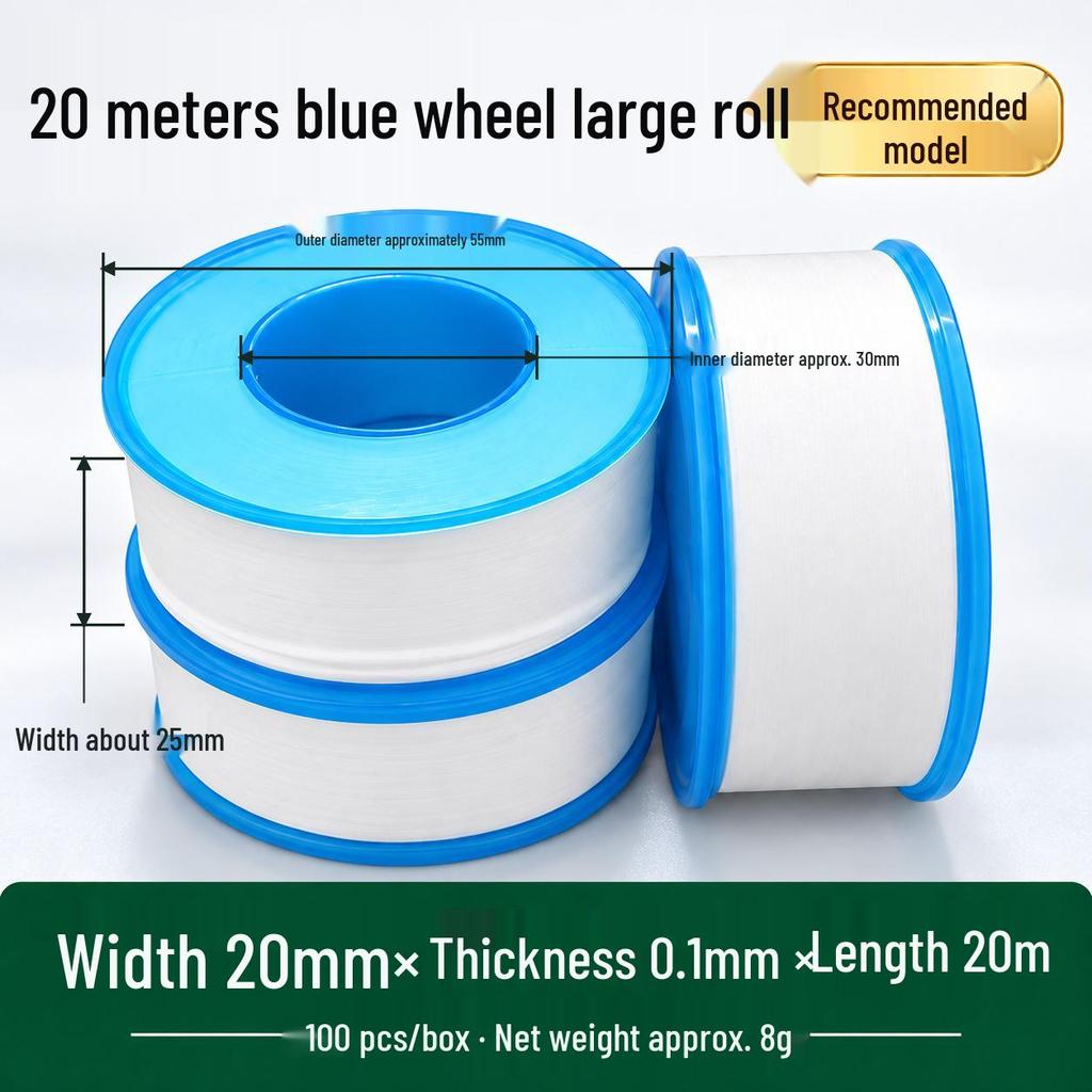 Polytetrafluoroethylene Water Pipe Seal Tape - Raw Rubber Belt & Water Glue Gift Set, Free Shipping