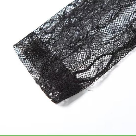 Gothic Goth Dark Velvet Elegant Corset Dress Lace Patches Sheer Sling Party Red Black Ladies Backless Clothes