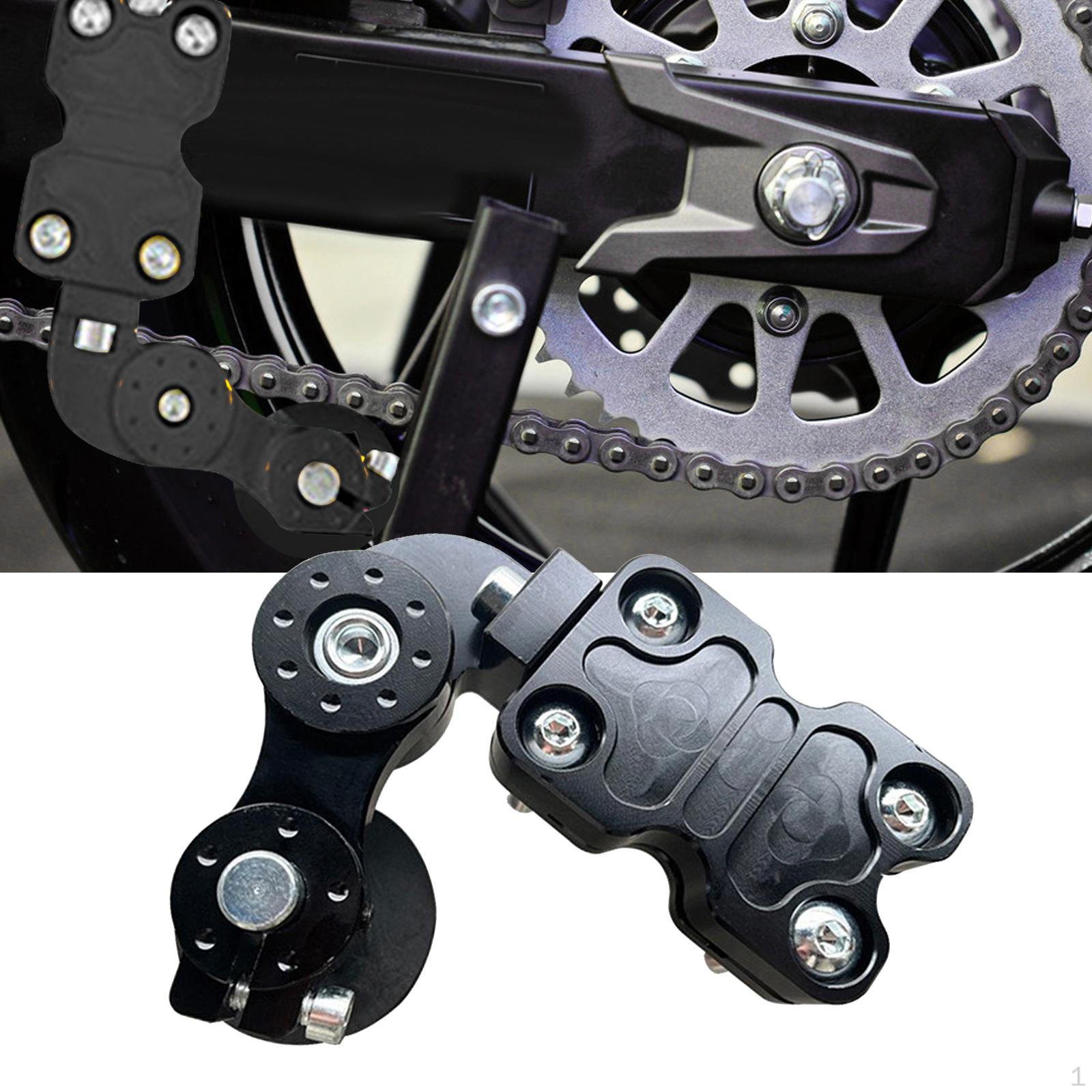 

Регулятор цепи мотоцикла Алюминиевый сплав Аксессуары Детали Премиум Профессиональный Регулятор Натяжитель чёрный