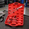 Car and Motorcycle Drum Brake Repair Kit 8Piece Manual Service Set with Hook Pry and Plier Style Parts for Home Garage Maintenance Use