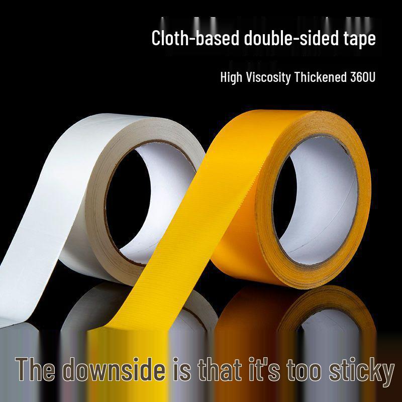Traceless High-Viscosity Waterproof Cloth Tape - Thick, Strong, Adhesive for Carpets