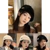 And Cozy Fashionable Rabbit Fur Beret Stylish Retroinspired Winter Hat For Women