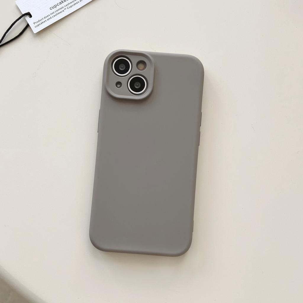 Etui na telefon For IPhone 17 Promax dla Apple 16 Płynny Silikon 14 Proste Jednolity Kolor 13 Odporne na Upadki Pokrowiec Ochronny