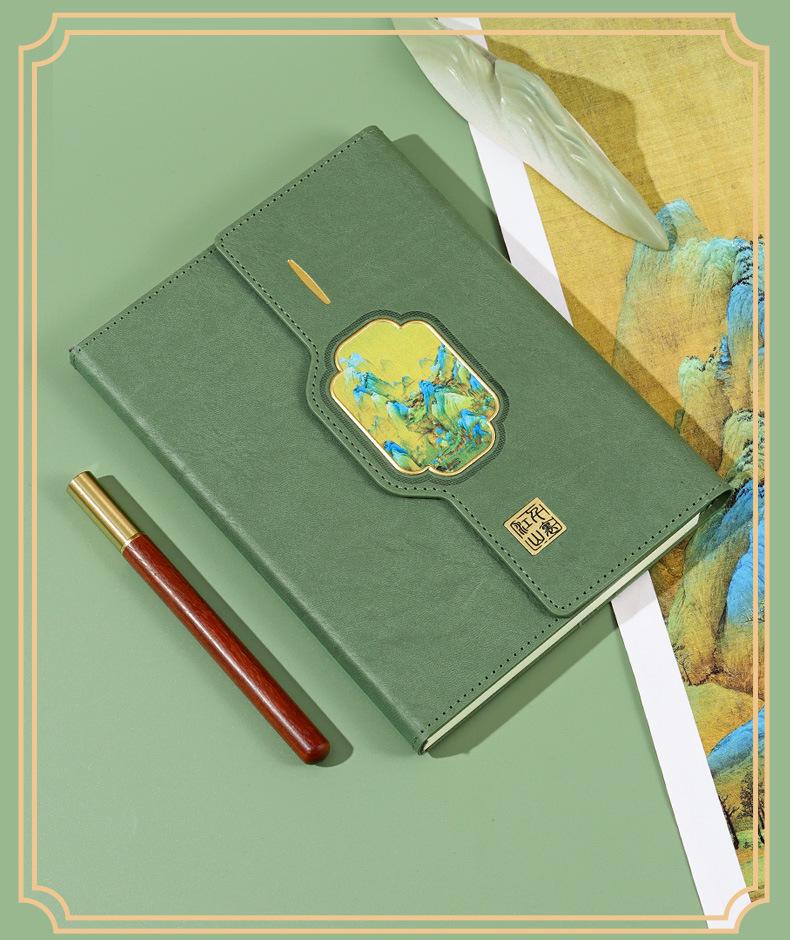 Custom Retro Laptop Gift Set with Notebook and Logo