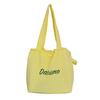 Korean Version of New Letter Printing Casual Large Capacity Tote Bag Light Travel Versatile Lazy Style One Shoulder Stray Bag