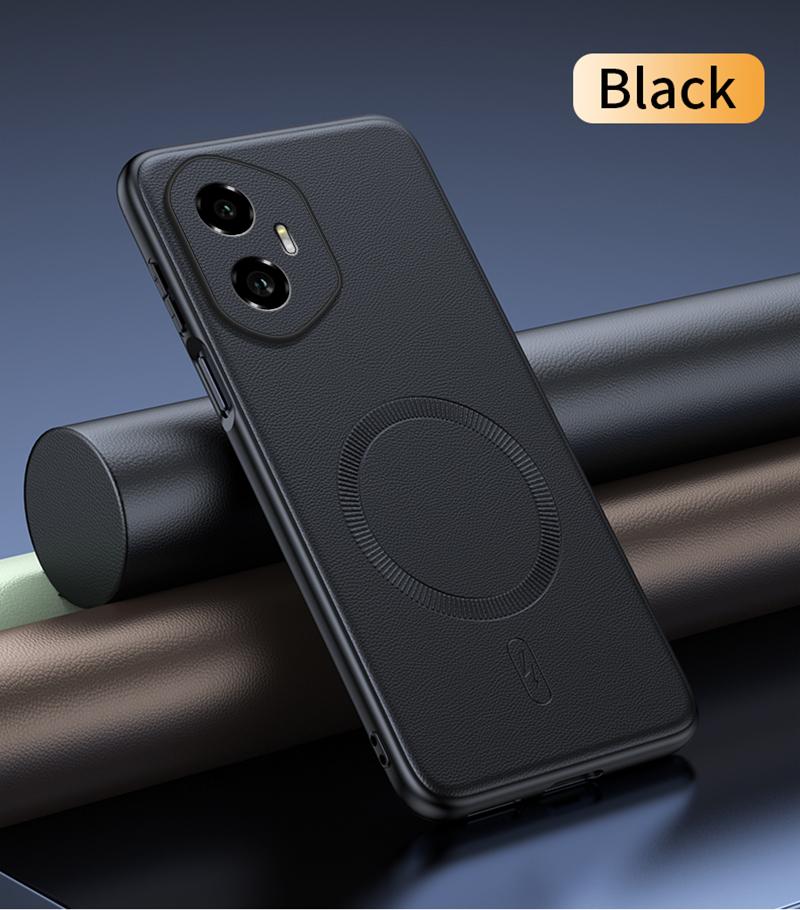 For Honor 300 Case Magnetic Leather Shield Cover For Honor 300 High Quality Anti-Fingerprint Non-Slip PC+TPU