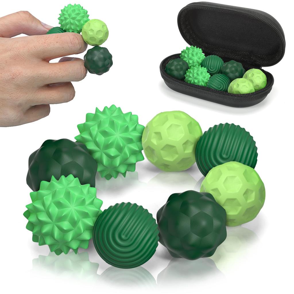 Magnetic Fidget Balls for Adults & Teens,Silicone Magnetic Sensory Fidget Toys, Stress Relief Desk Gadgets for Office, Anxiety Autism Fidgets