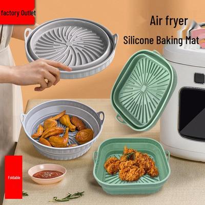 Air Fryer Silicone Baking Pan & Mat - Food Grade Silicone