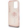 Karl Lagerfeld IML Choupette Sketch Logo MagSafe Case for iPhone 16 Pro Max Pink