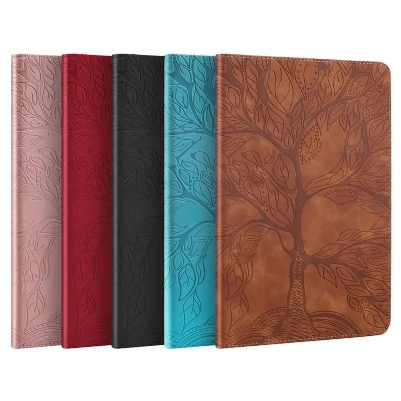 For Honor Pad X9B Max Case Cover Embossed Tree PU Leather Wallet Flip Cover For Funda Honor Pad X9 Max 13 inch 2026 Case Coque