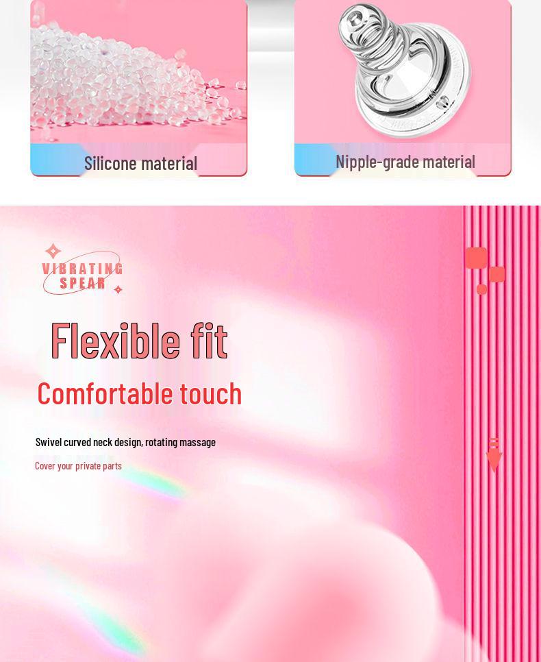 Rechargeable Silicone Silent Vibrator for Women - Adult Pleasure Massager