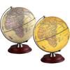 Illuminated World Globe For Kids With Wooden Stand,built In Led For Illuminated Night View Antique Globe