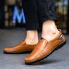 2025 New Men's Casual Comfortable and Fashionable Pu Leather Shoes Business Casual Banquet Formal Leather Shoes Zapatillas Male