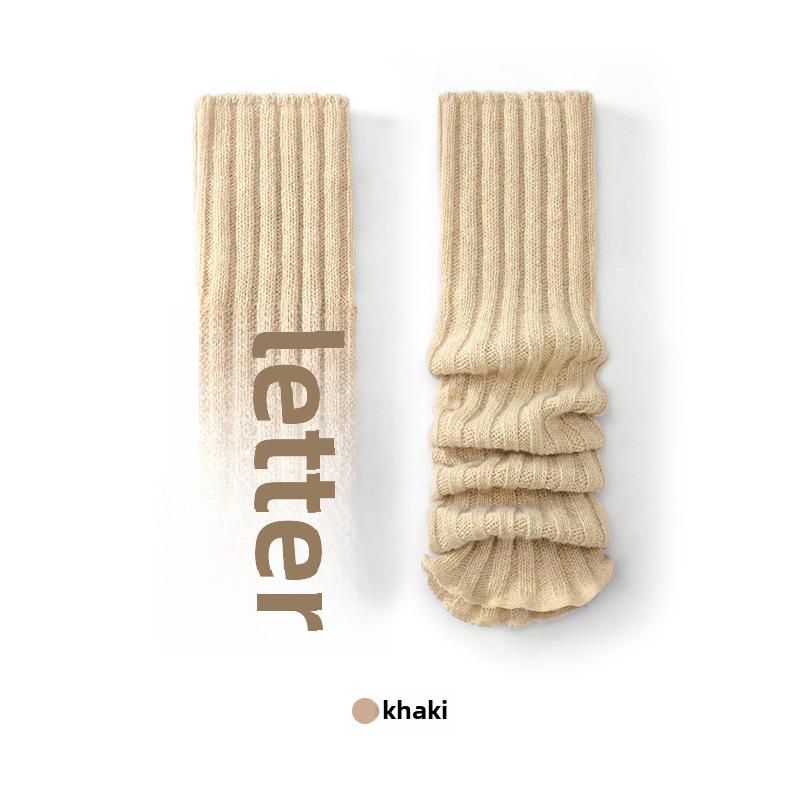 

Женские зимние шерстяные вязаные носки, утолщенные и теплые, антипиллинговые, модель для теленка DWZ03 One Size