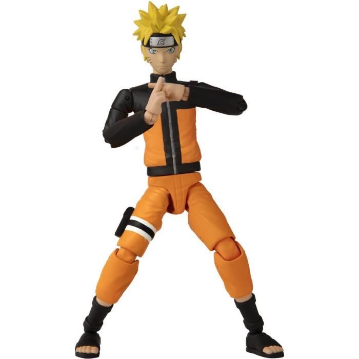 Figurine Anime Heroes Naruto Uzumaki 17 Cm - BANDAI - Collectionnez Toutes Les Figurines Anime Heroes De Bandai