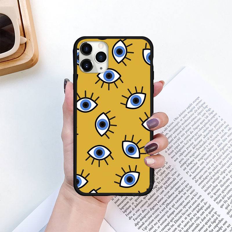 Fashion Evil eye Phone Case for iPhone 11 12 13 pro XS MAX 8 7 6 6S Plus X 5S SE 2020 XR mini