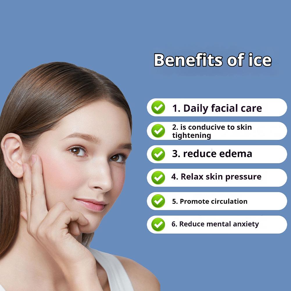 Silicone Ice Facial Folding Washbasin with Ice Tray Collapsible Ice Water Face Cold Plunge for Home Ice Water Facials