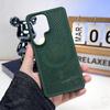 Magnetic Case For Samsung Galaxy S26 S25 Plus S24 S23 S22 Ultra Pure Color Honeycomb Heat Dissipation Frame Cover For Magsafe