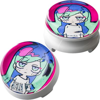 Wizard Room Colorful Freak Tera Terada Collaboration Compatible with PS4 PS5 Switch Pro Design (Concave, A)