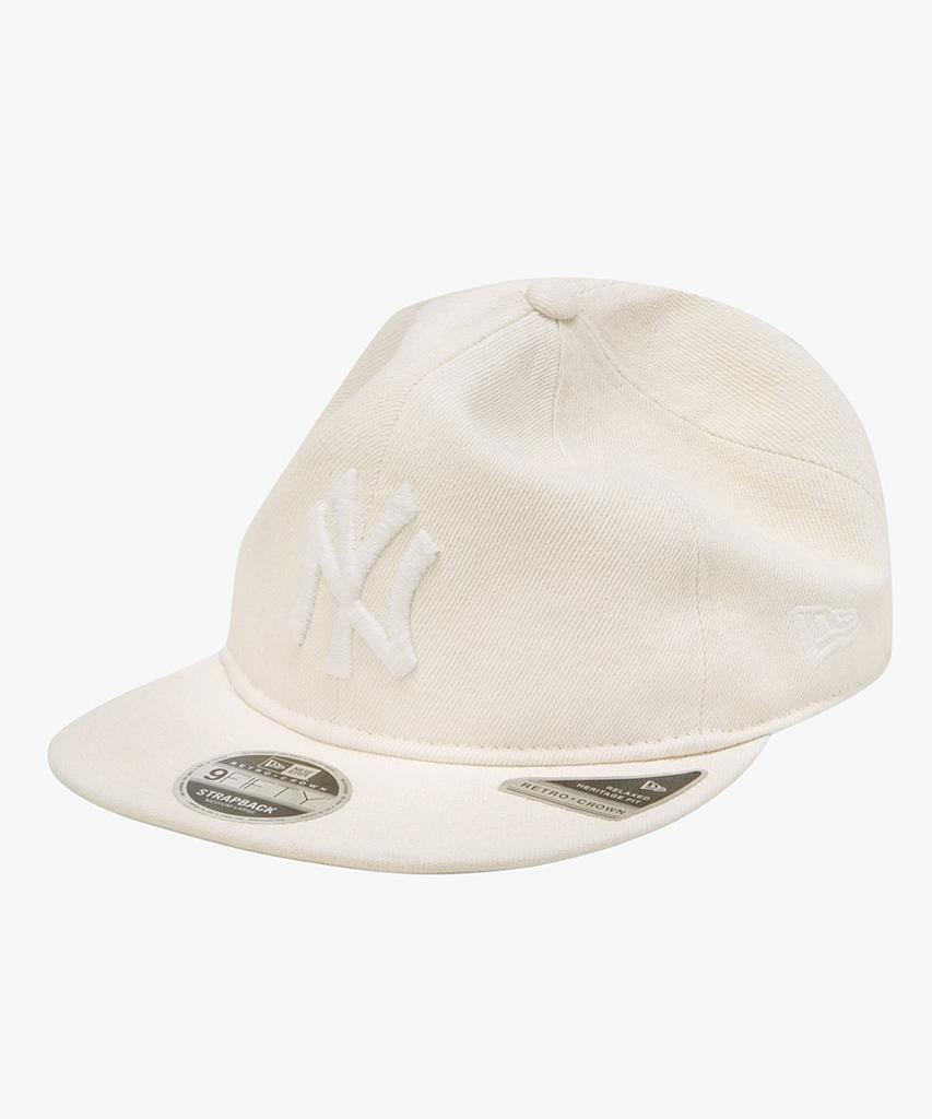 New Era Mlb New York Yankees Denim Basic Retro Crown Strap Bag Ivory