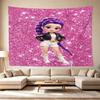 K-pop Fashion Fusion Decorative Wall-Hanging Tapestry, Home Ornament for Living Room,Dorm and Fan Parties,Multi-style,celebrities,cartoons,music,sport