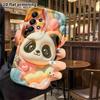 Phone Case: 2D Flat Design Suitable for Samsung Galaxy A34 A35 M05 M06 S20 S22 S21 FE Plus 5G Protective Case, Big Panda Head, Perfect Christmas and H